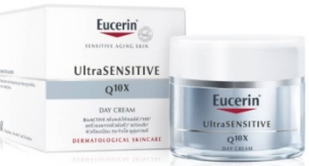 รูปภาพของ Eucerin Ultrasensitive Q10X Day Cream 50ml. สำหรับผิวธรรมดา-แห้ง